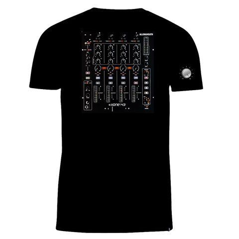 Футболка чоловіча з принтом DJ Allen & Heath Xone:43 Чорна F-01 фото