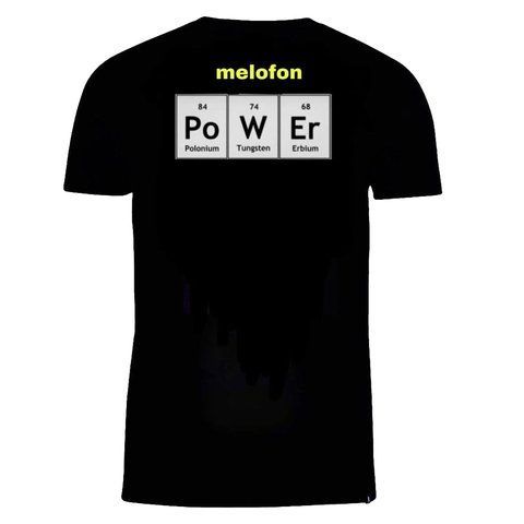 Футболка чоловіча Melofon Power Чорна F-05 фото
