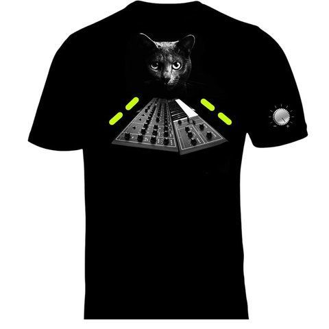 Футболка чоловіча Dj Cat Чорна F-10 фото