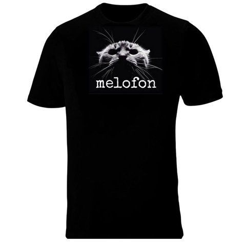 Футболка чоловіча Melofon Dark Cat Чорна F-16 фото