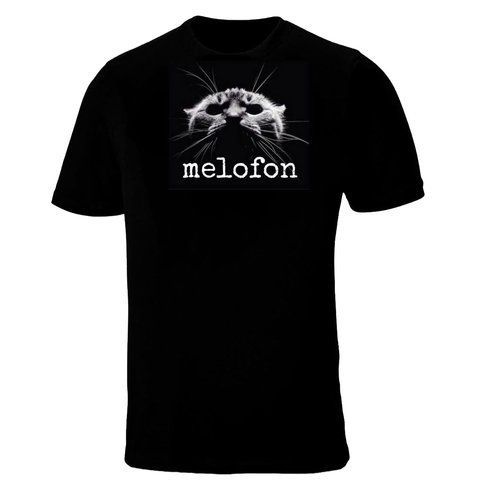 Футболка чоловіча Melofon Dark Cat Чорна F-16 фото