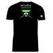 T-shirt melofon selected techno "Dark frequency", Black