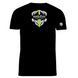 T-shirt melofon selected techno "Tech Shield", Black